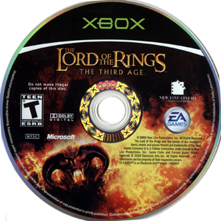 Lord of the Rings, The - The Third Age (USA) Game Disc